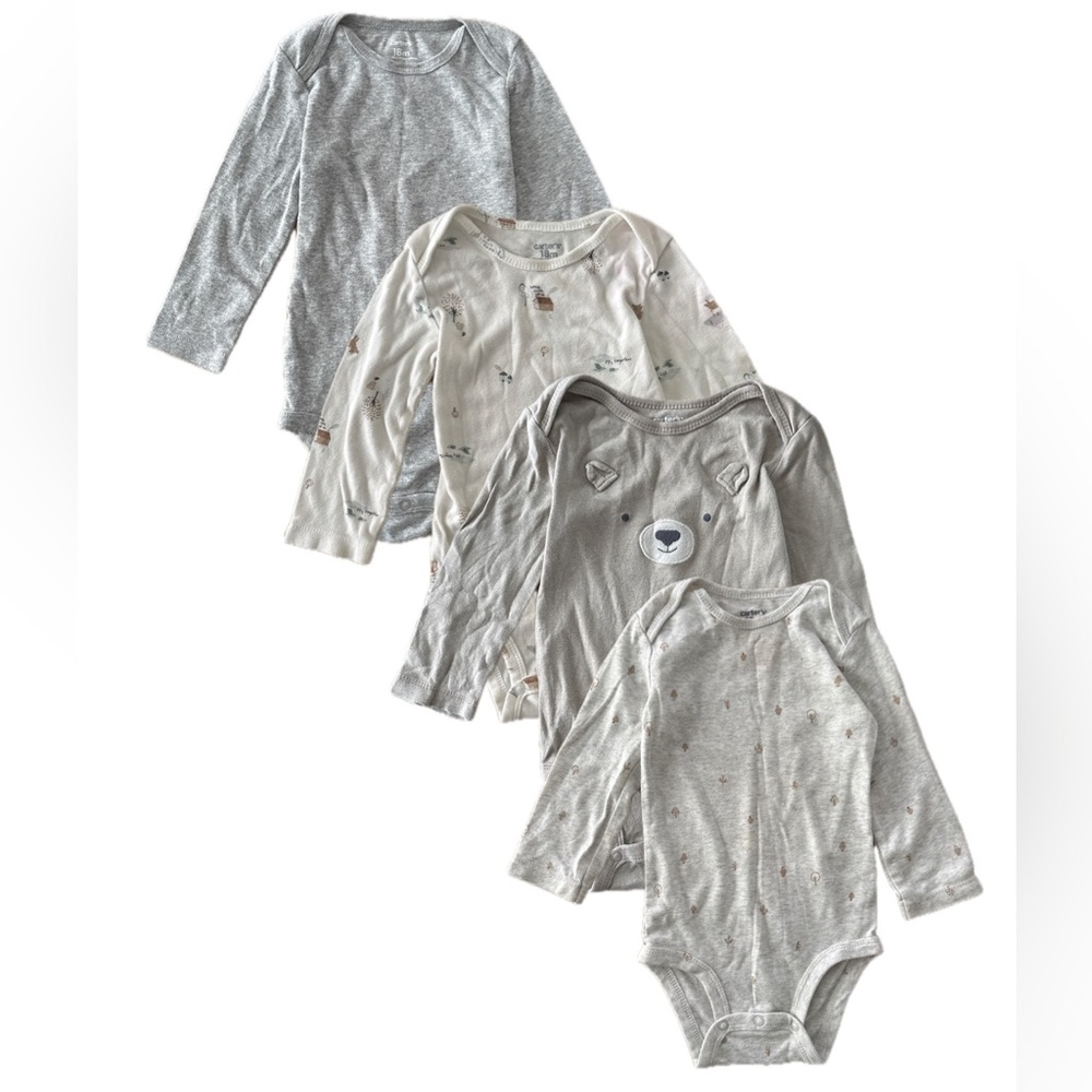 Carter’s 18 Months Long Sleeve Bodysuit Onesie Sets